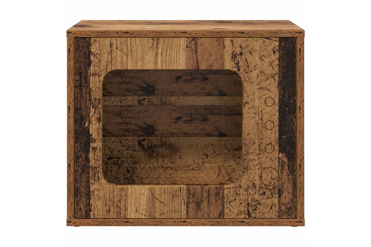 Vidaxl Cat House Old Wood 51 X 30 X 42 Cm Engineered Wood-2