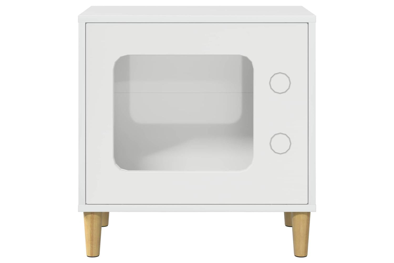 Vidaxl Cat House Gloss White 51 X 30 X 52 Cm Engineered Wood-5