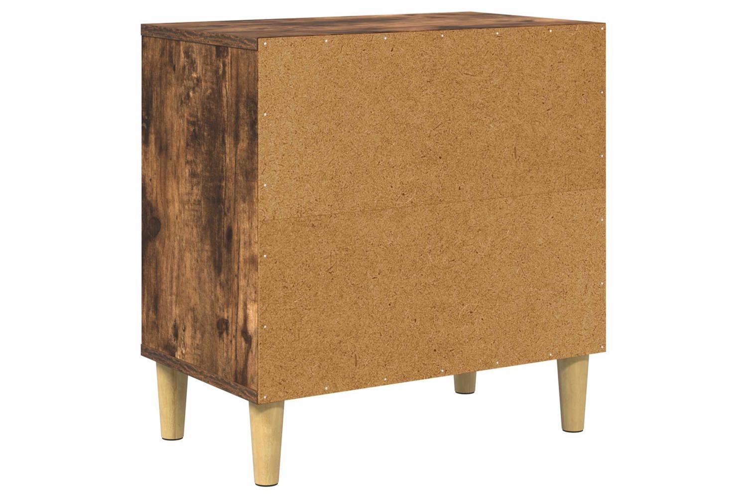 Vidaxl Cat House Smoked Oak 51 X 30 X 52 Cm Engineered Wood-7