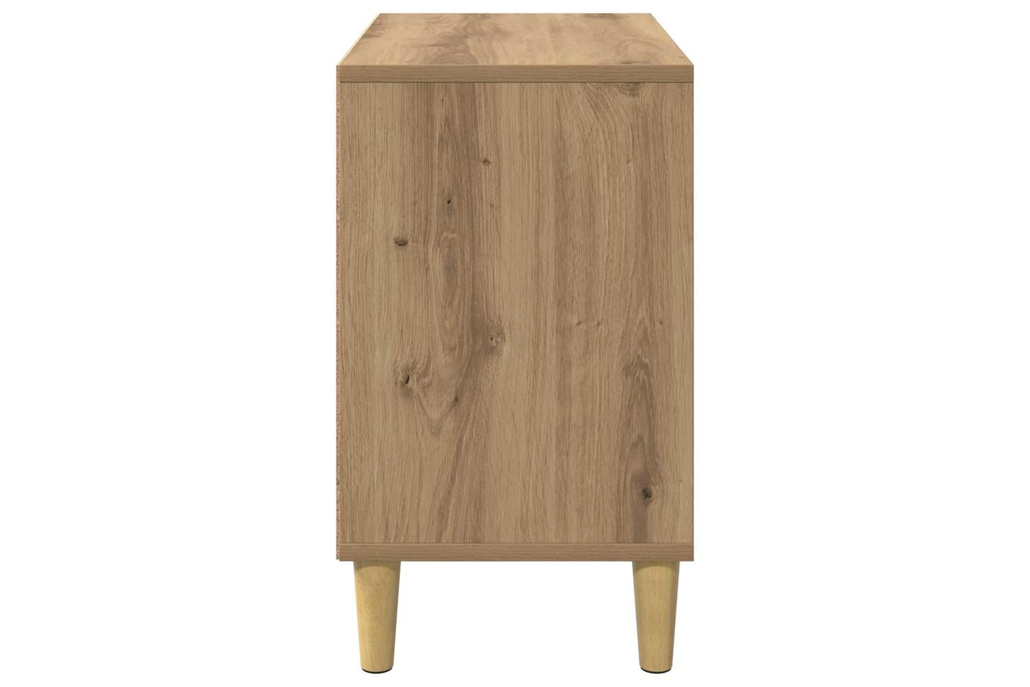Vidaxl Cat House Artisian Oak 51 X 30 X 52 Cm Engineered Wood-6