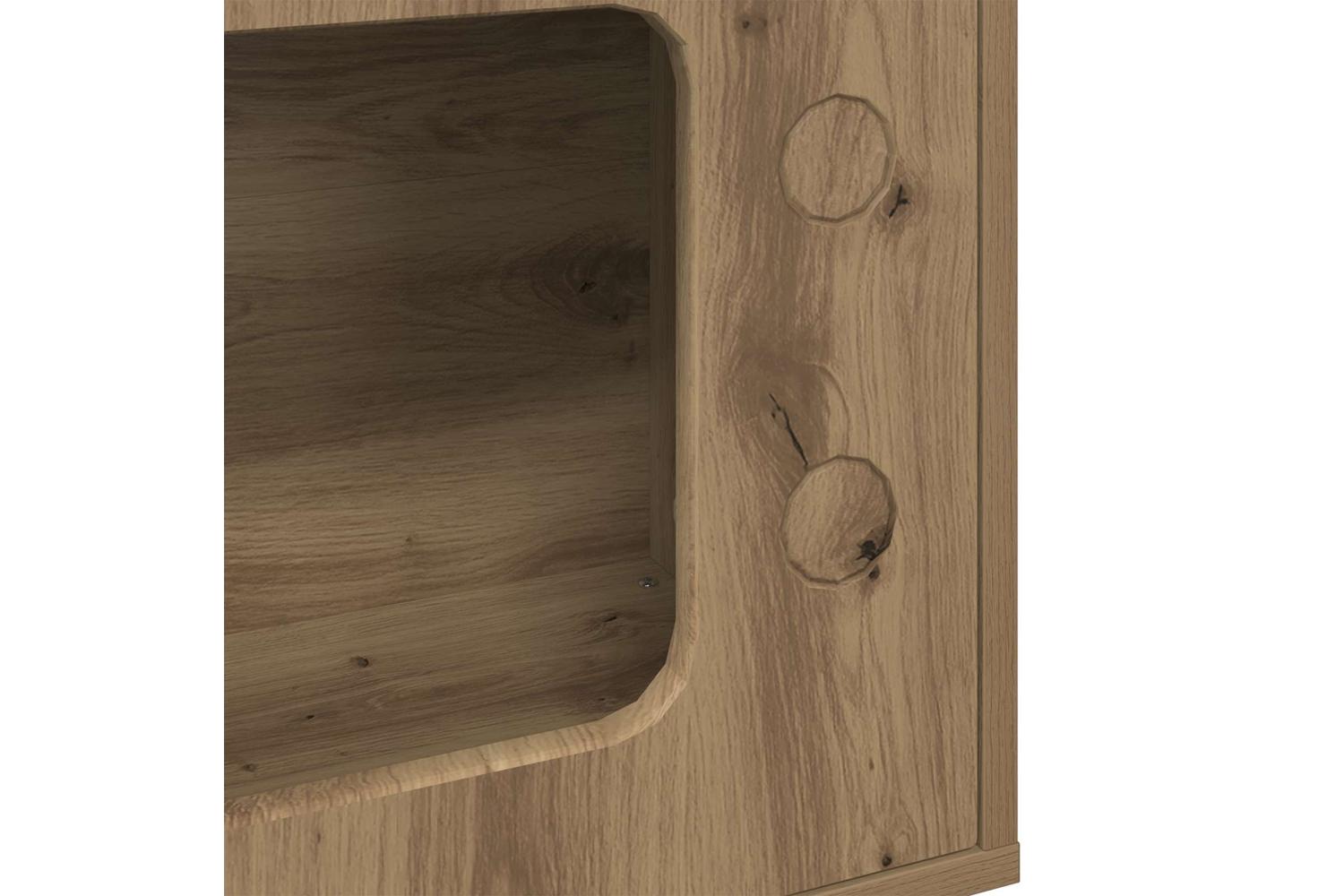 Vidaxl Cat House Artisian Oak 51 X 30 X 52 Cm Engineered Wood-8