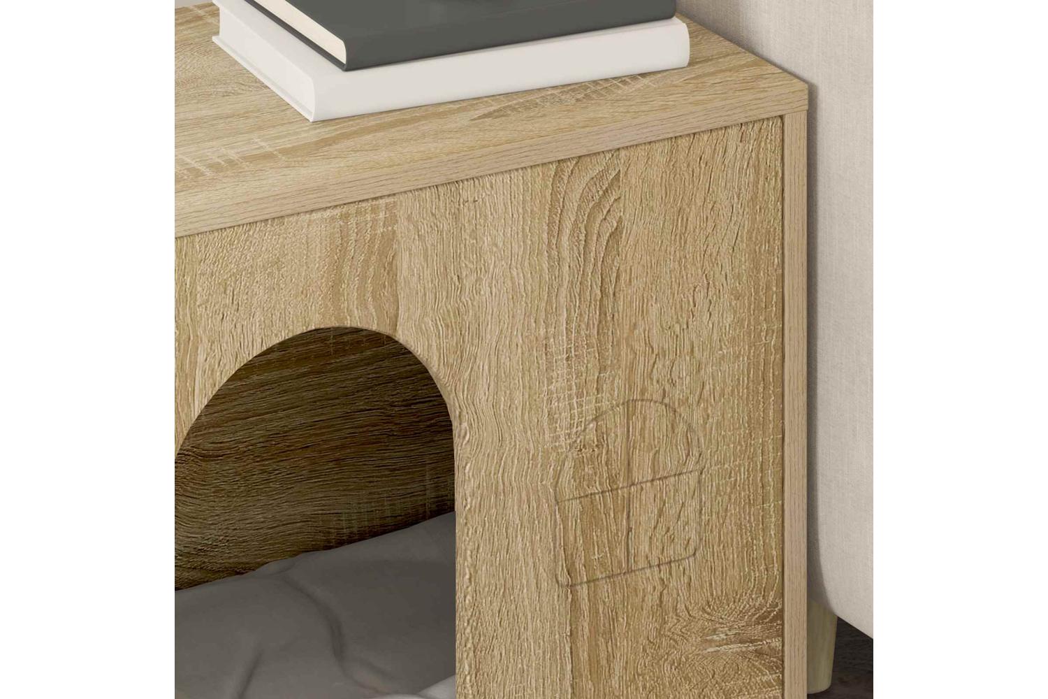 Vidaxl Cat House Sonoma 51 X 30 X 52 Cm Engineered Wood-4