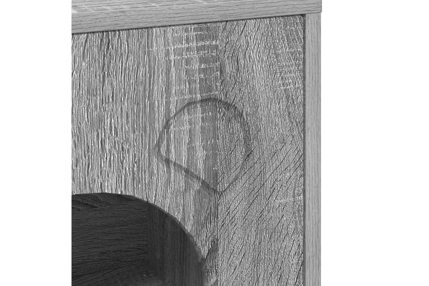 Vidaxl Cat House Grey Sonoma 425 X 40 X 525 Cm Engineered Wood-8