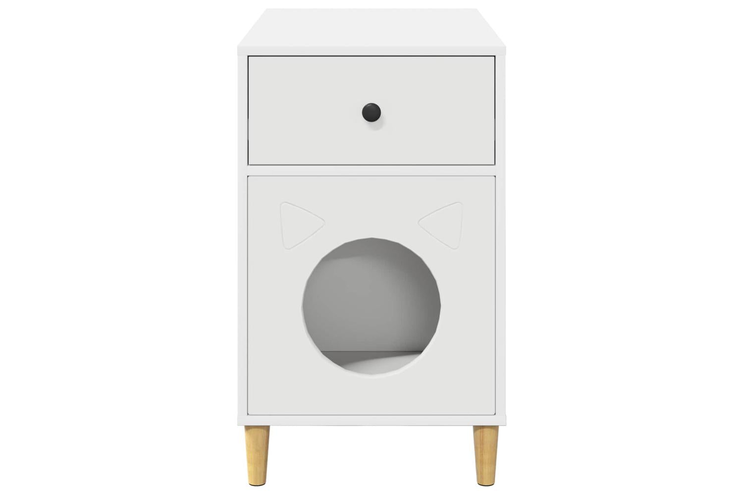 Vidaxl Cat House White 72 X 425 X 70 Cm Engineered Wood-7