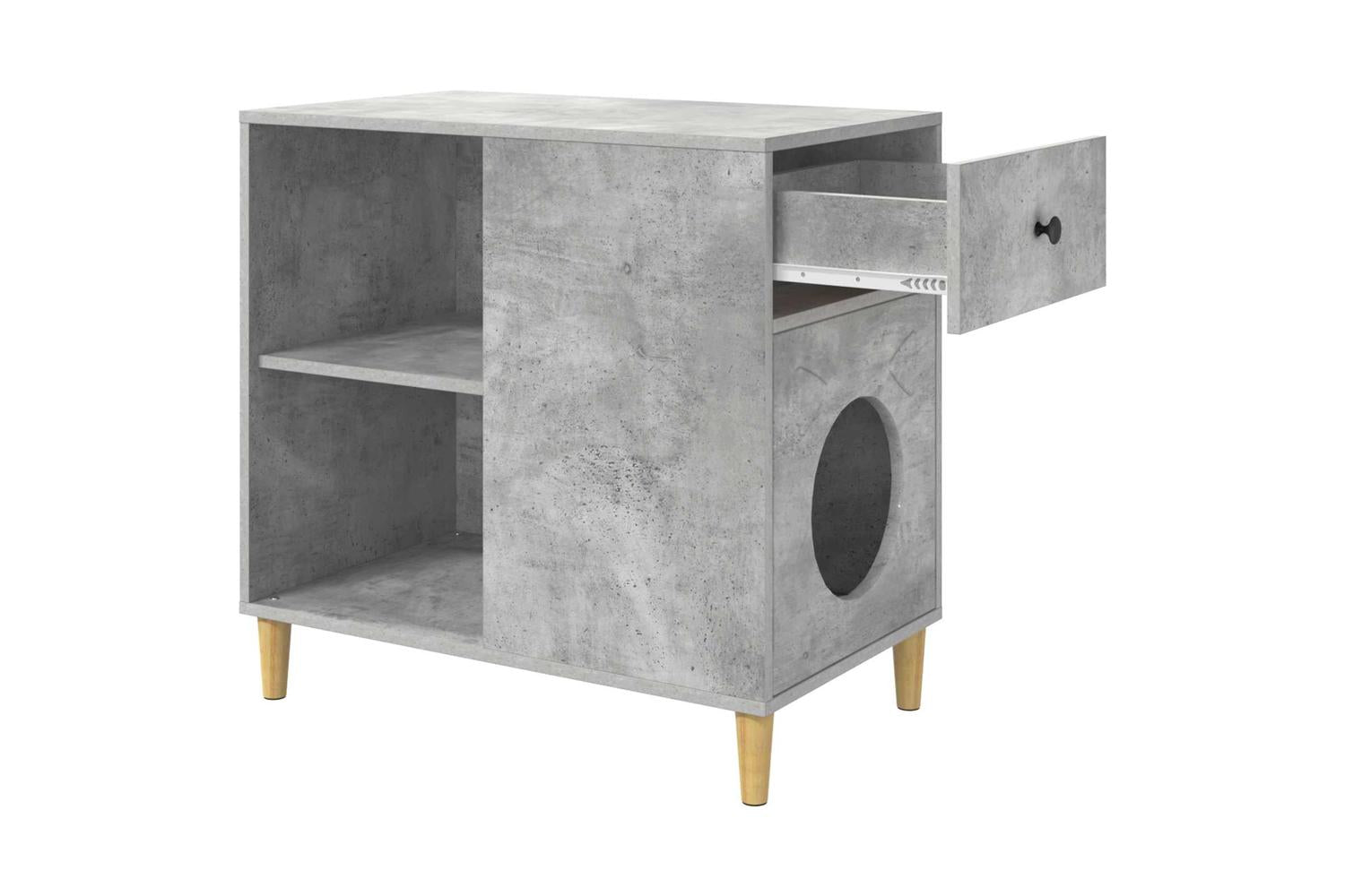 Vidaxl Cat House Concerte 72 X 425 X 70 Cm Engineered Wood-5