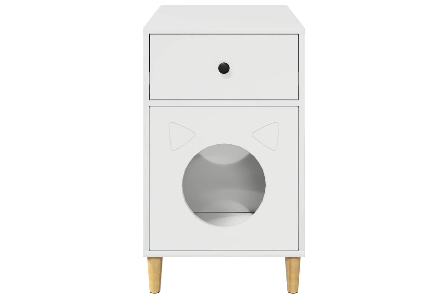 Vidaxl Cat House Gloss White 72 X 425 X 70 Cm Engineered Wood-7