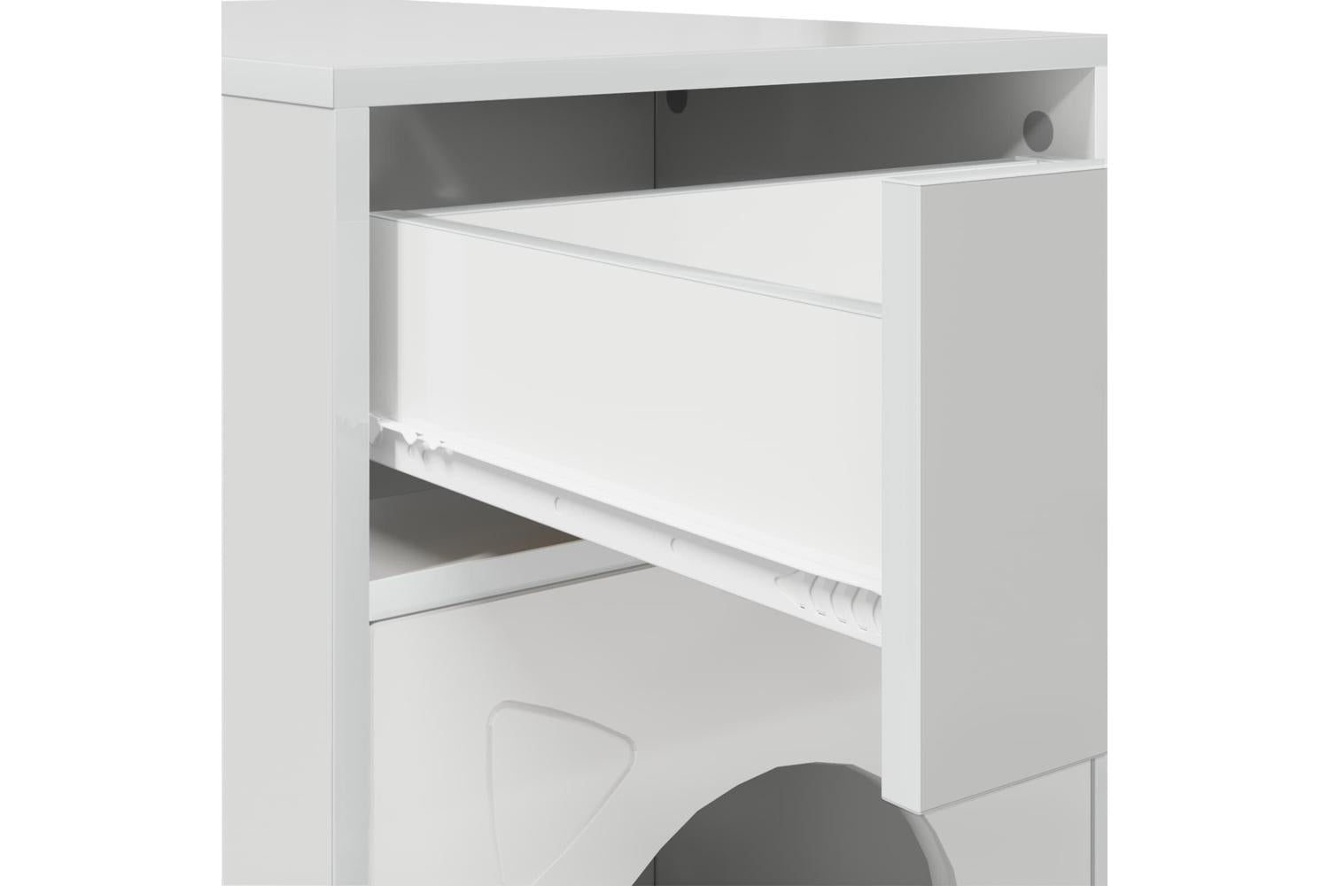 Vidaxl Cat House Gloss White 72 X 425 X 70 Cm Engineered Wood-9