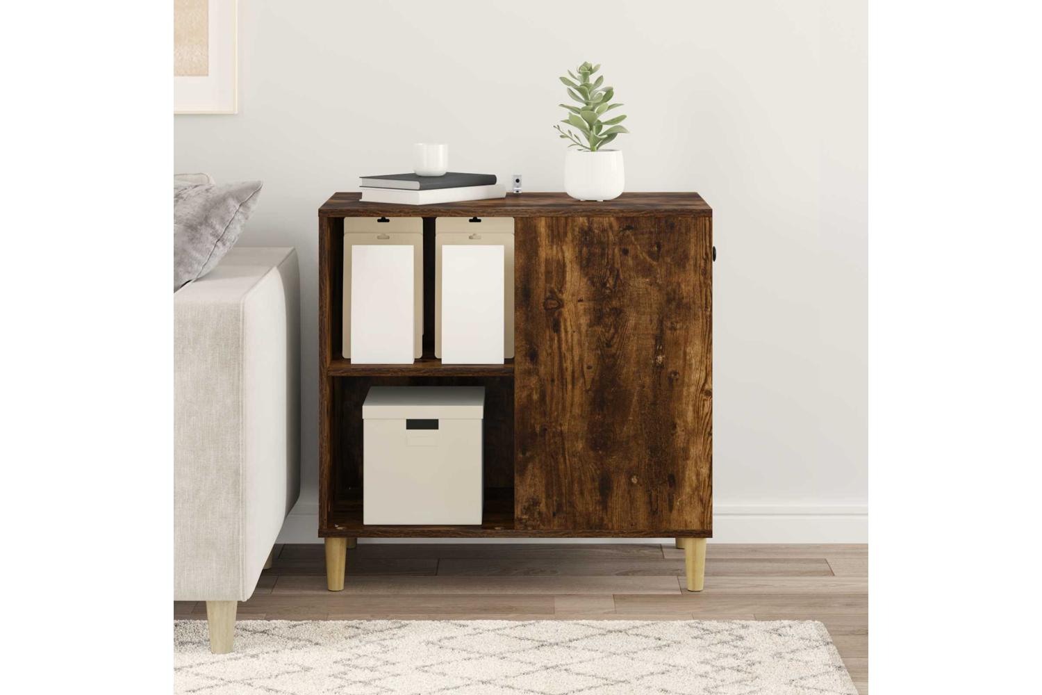 Vidaxl Cat House Smoked Oak 72 X 425 X 70 Cm Engineered Wood-4