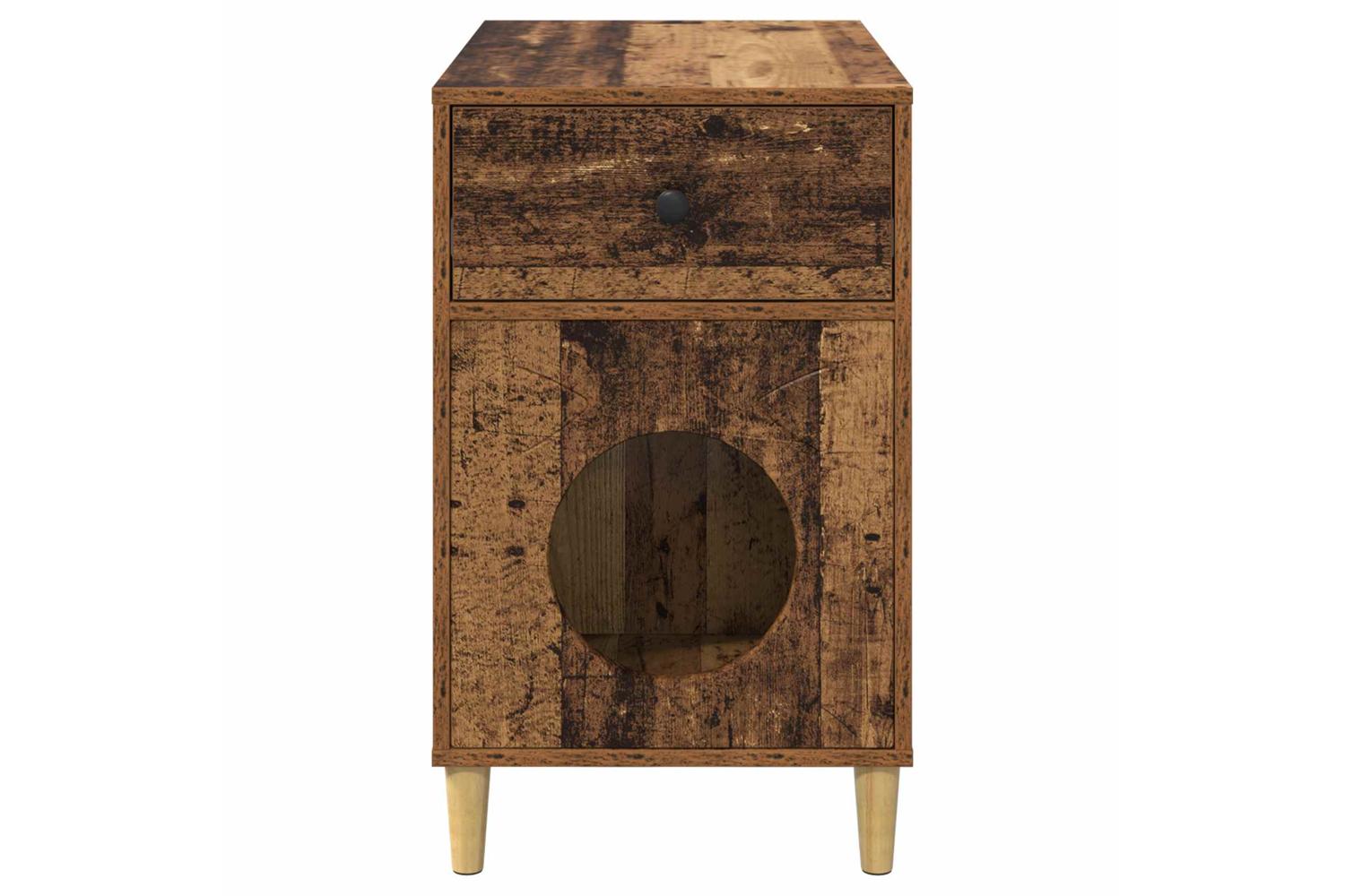 Vidaxl Cat House Old Wood 72 X 425 X 70 Cm Engineered Wood-7