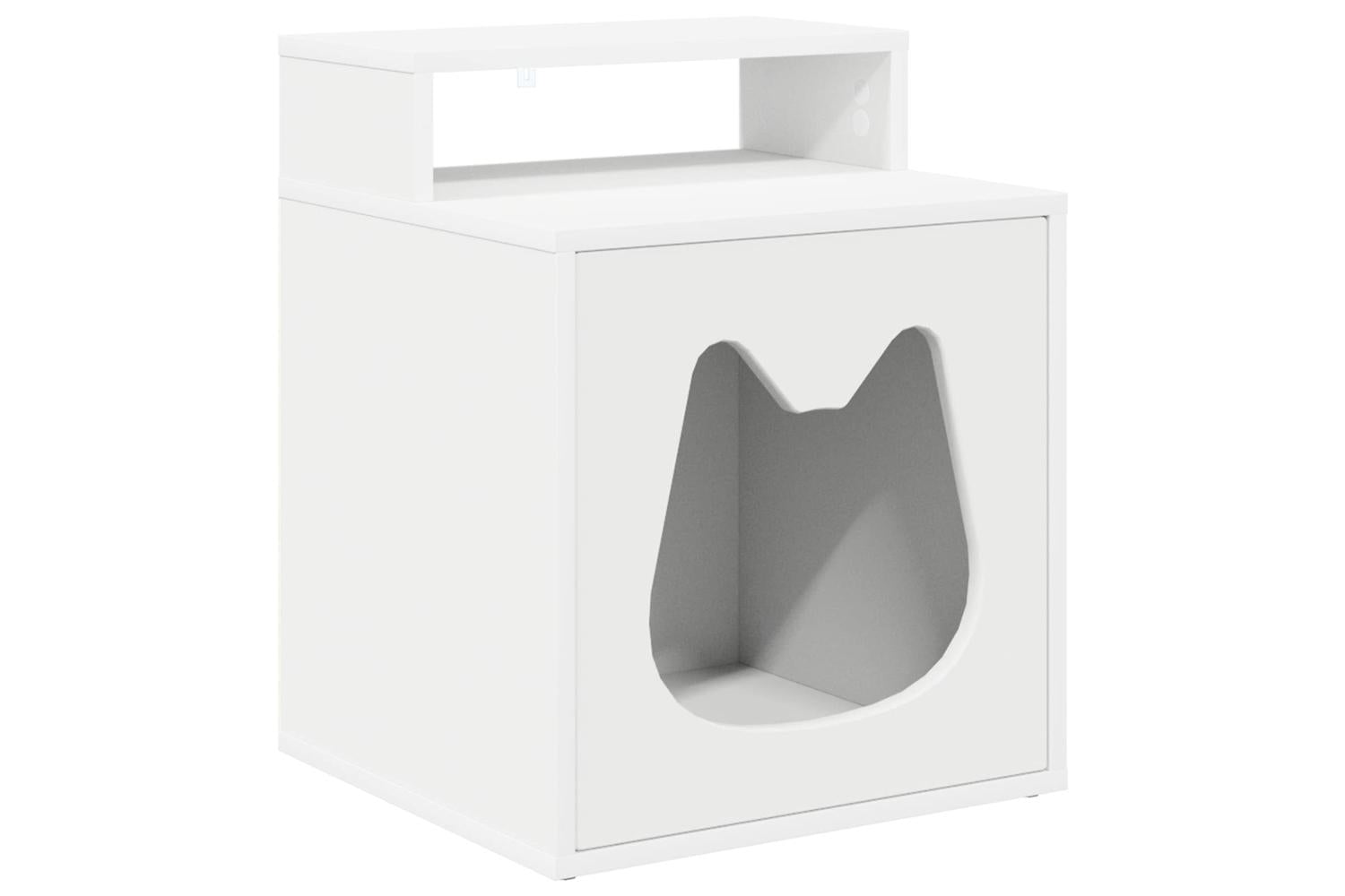 Vidaxl Cat House White 425 X 40 X 525 Cm Engineered Wood-2