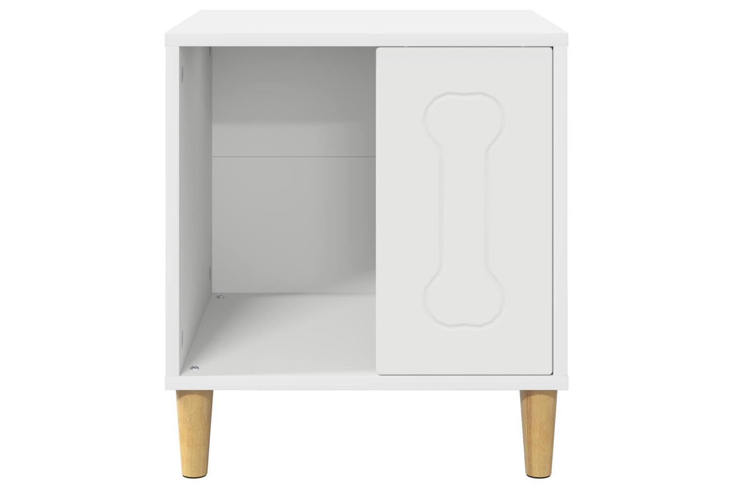 Vidaxl Dog House White 44 X 42 X 49 Cm Engineered Wood-5