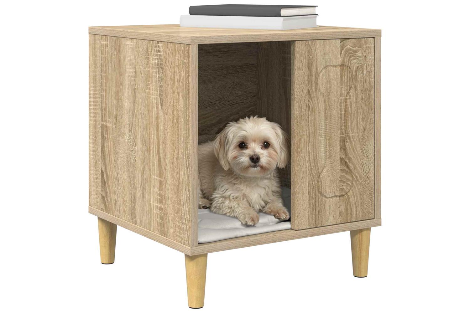 Vidaxl Dog House Sonoma 44 X 42 X 49 Cm Engineered Wood-3