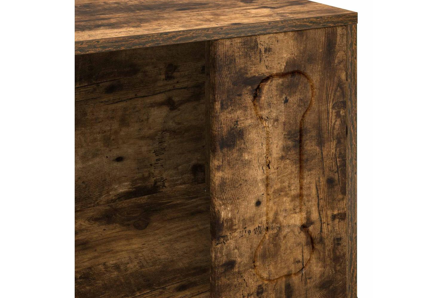 Vidaxl Dog House Smoked Oak 44 X 42 X 49 Cm Engineered Wood-8