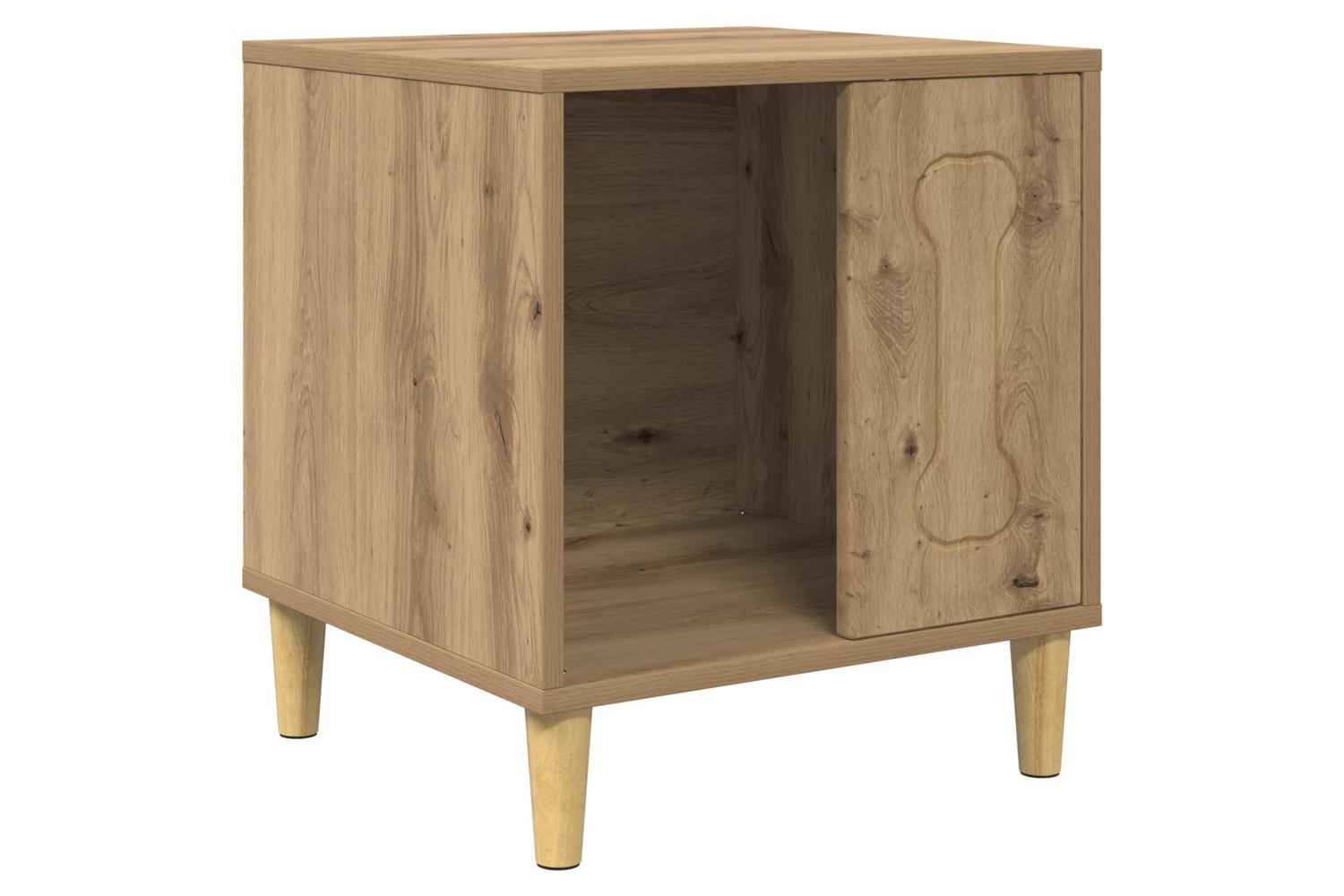 Vidaxl Dog House Artisian Oak 44 X 42 X 49 Cm Engineered Wood-2