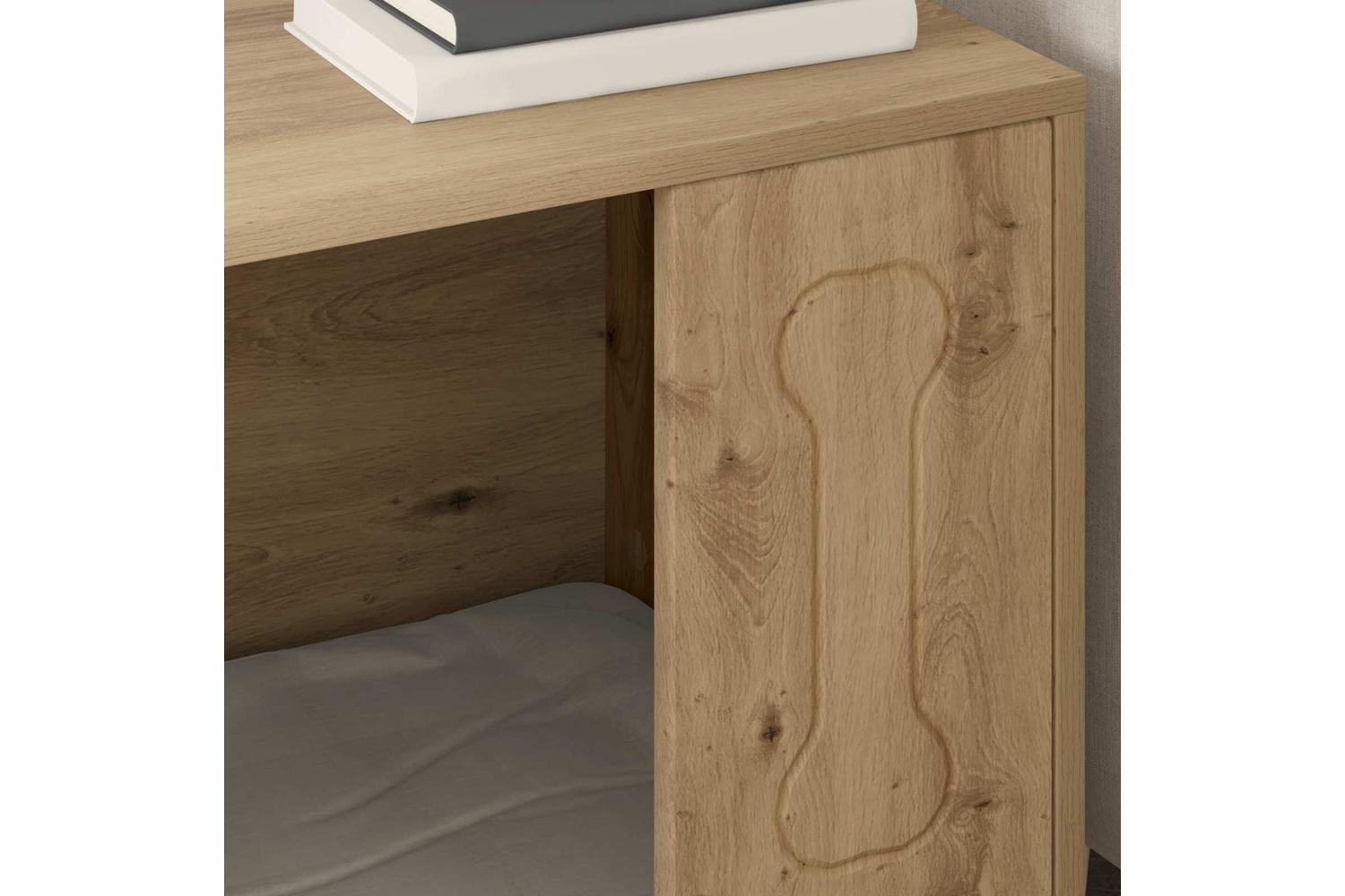 Vidaxl Dog House Artisian Oak 44 X 42 X 49 Cm Engineered Wood-4