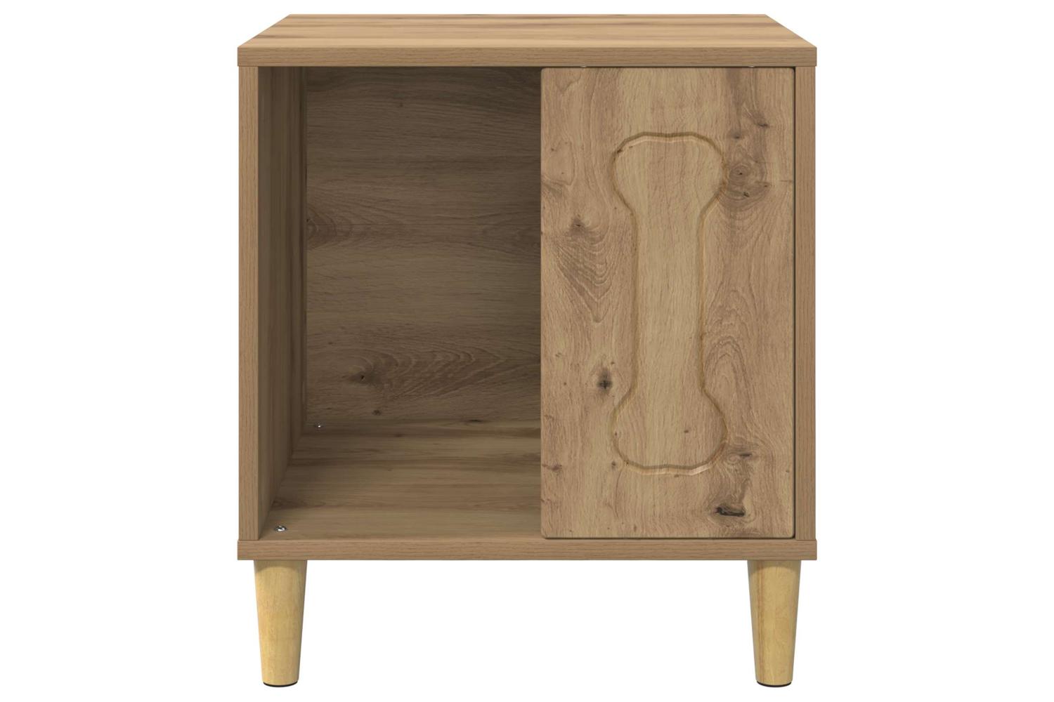 Vidaxl Dog House Artisian Oak 44 X 42 X 49 Cm Engineered Wood-5