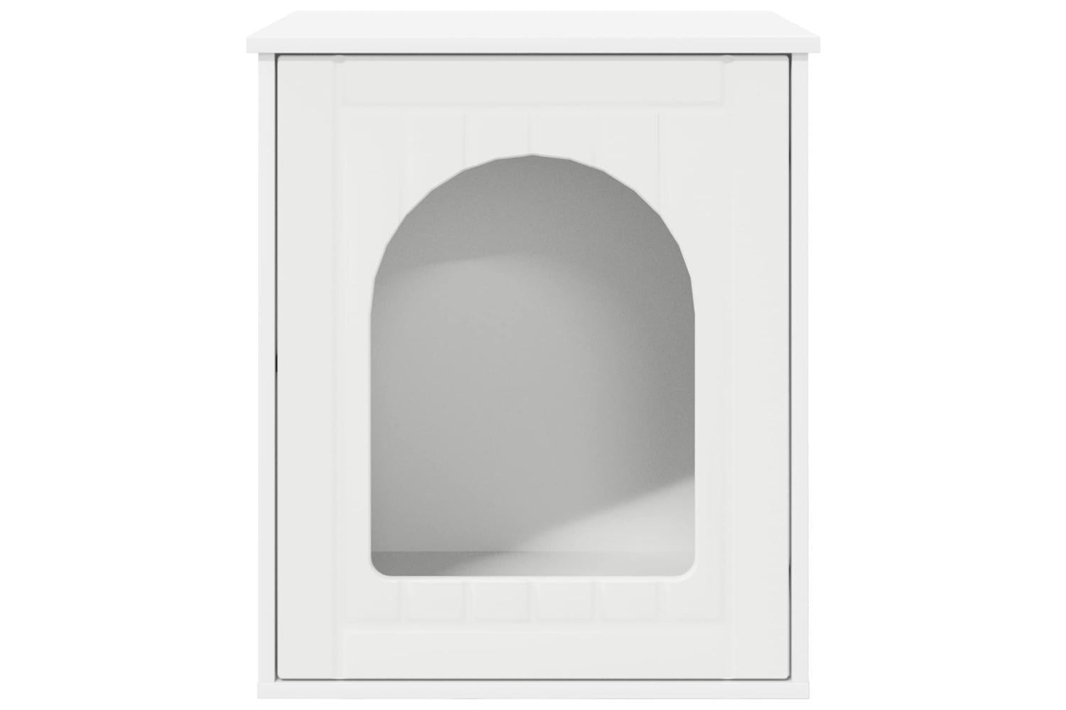 Vidaxl Cat House White 53 X 52 X 60 Cm Engineered Wood-6