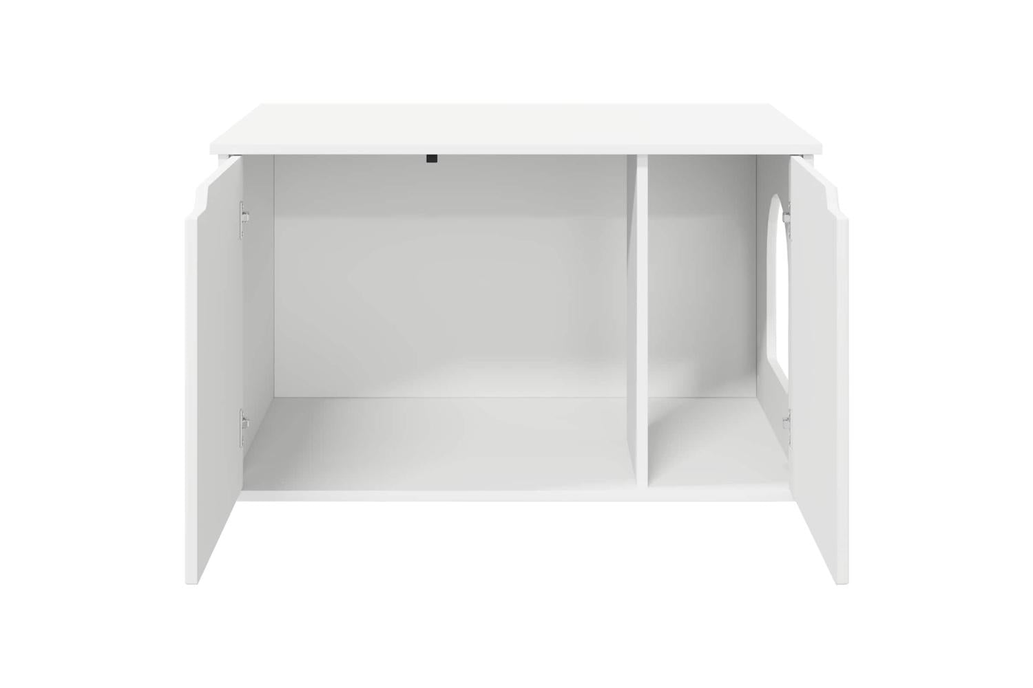Vidaxl Cat House White 85 X 55 X 50 Cm Engineered Wood-6