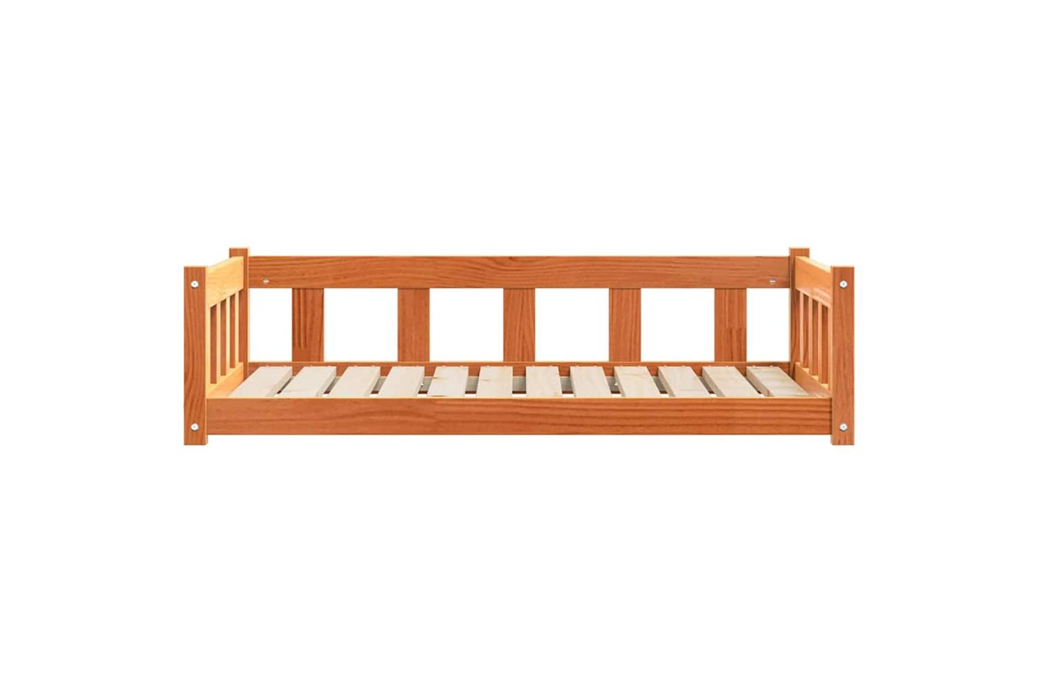 Vidaxl Dog Bed With Storage Wax Brown 100 X 70 X 28 Cm Solid Pine Wood-4