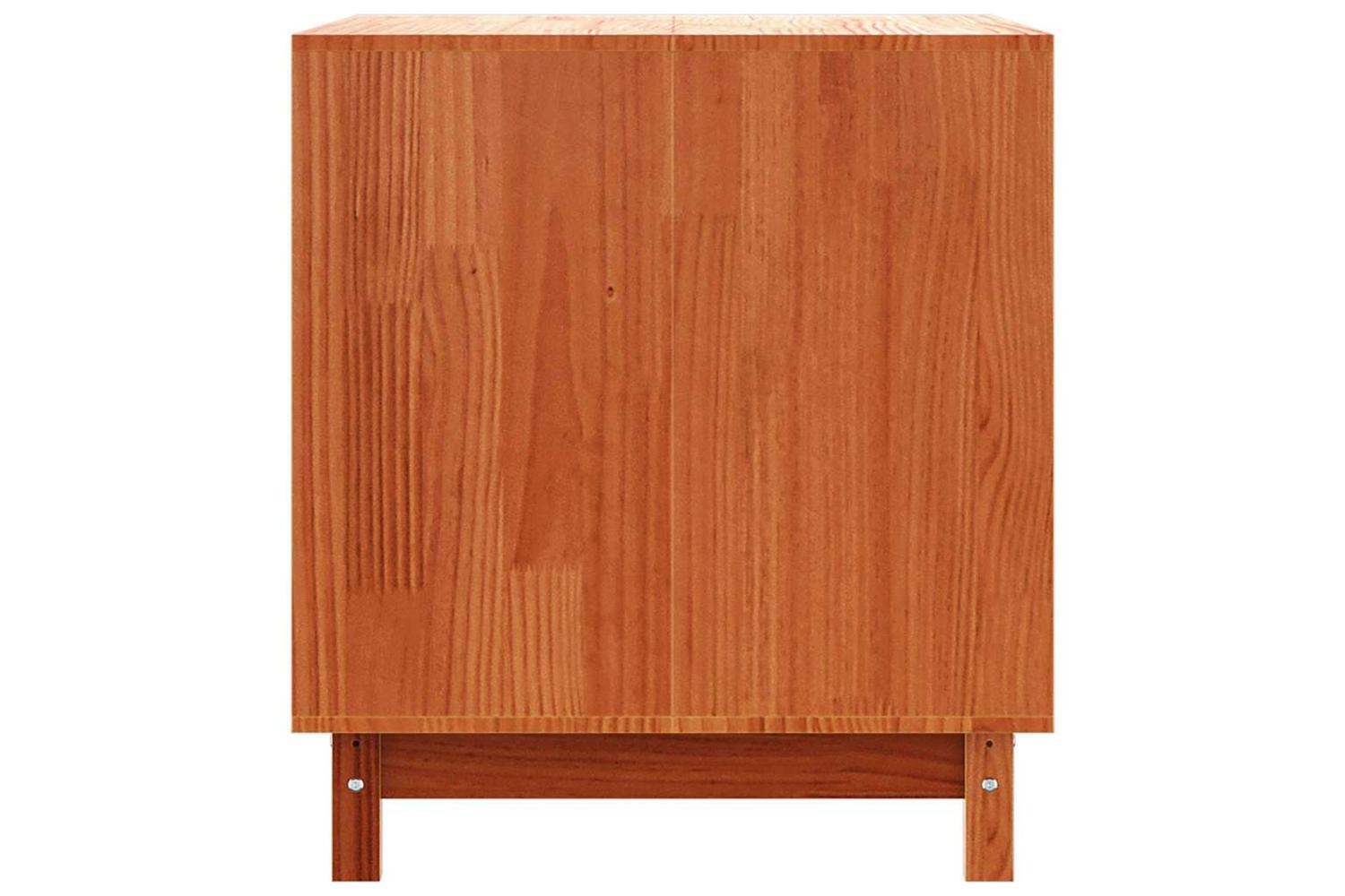 Vidaxl Dog House Wax Brown 100 X 70 X 70 Cm Solid Pine Wood-6