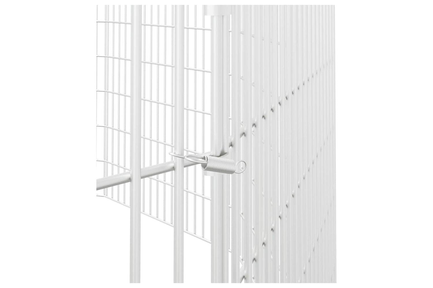 Vidaxl Free Range Animal Enclosure 12-panel 54x80 Cm Galvanised Iron-6