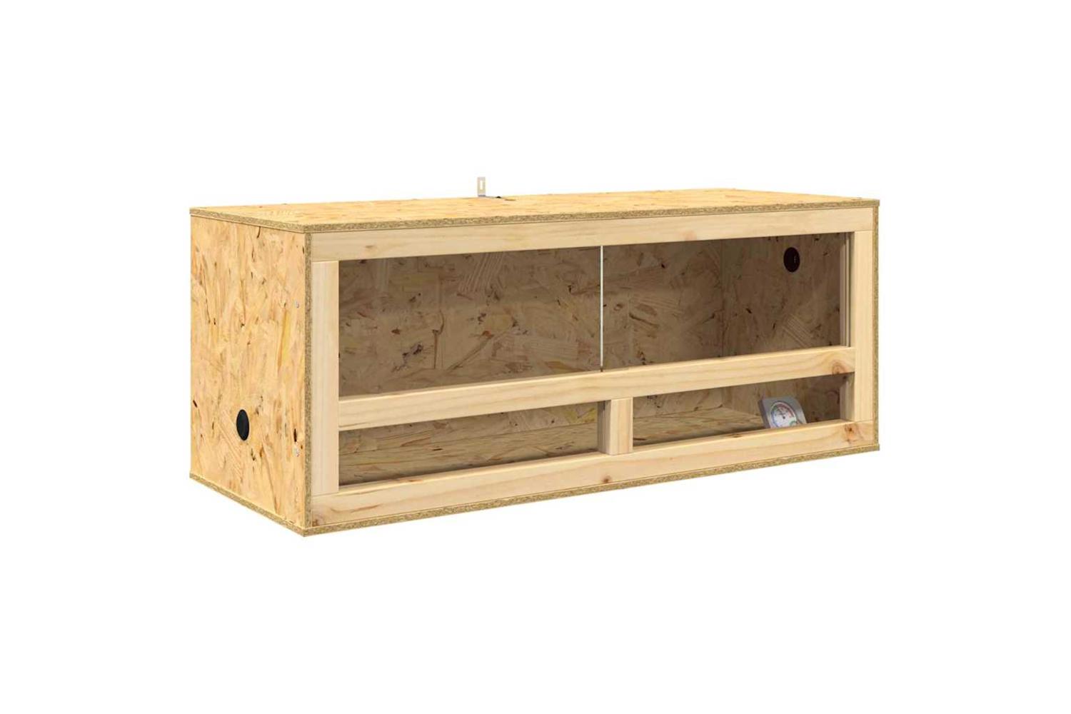Vidaxl Terrarium Brown 100 X 40 X 40 Cm Osb