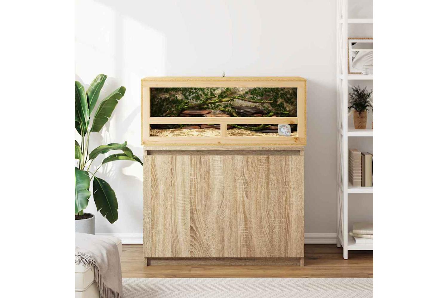 Vidaxl Terrarium Brown 100 X 40 X 40 Cm Osb-4