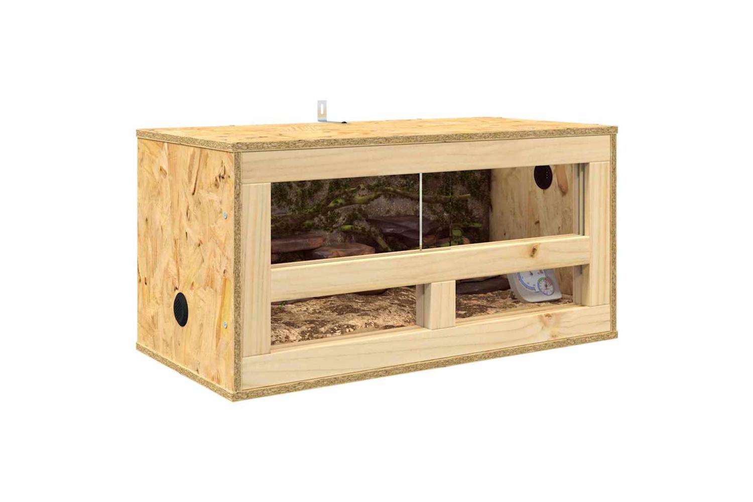 Vidaxl Terrarium Brown 60 X 30 X 30 Cm Osb-3