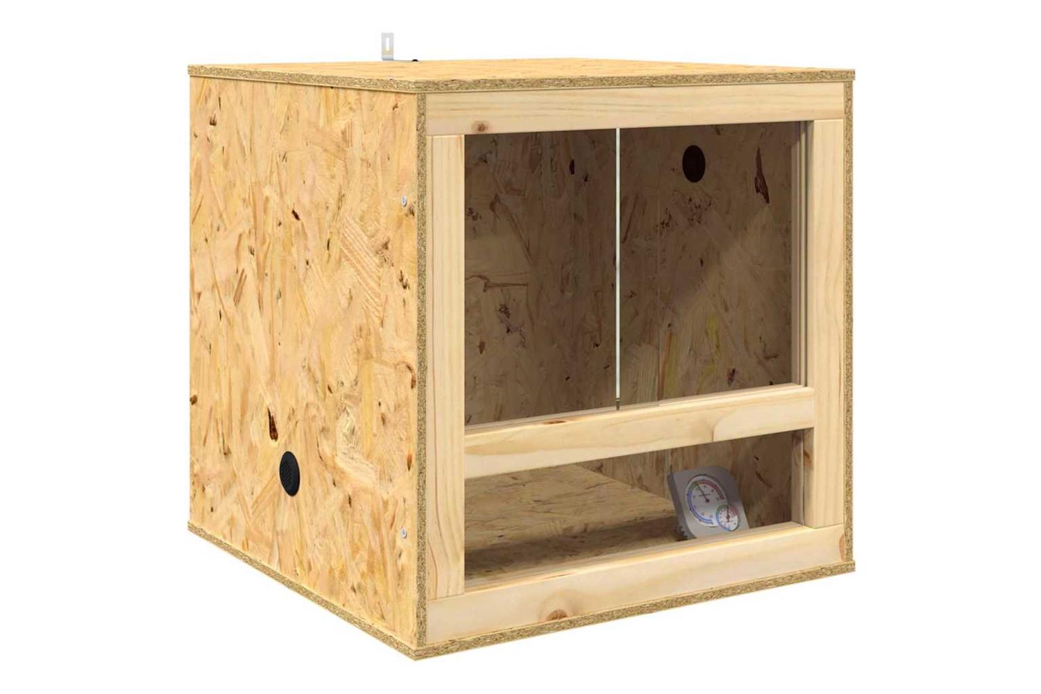 Vidaxl Terrarium Brown 50 X 50 X 50 Cm Osb-2