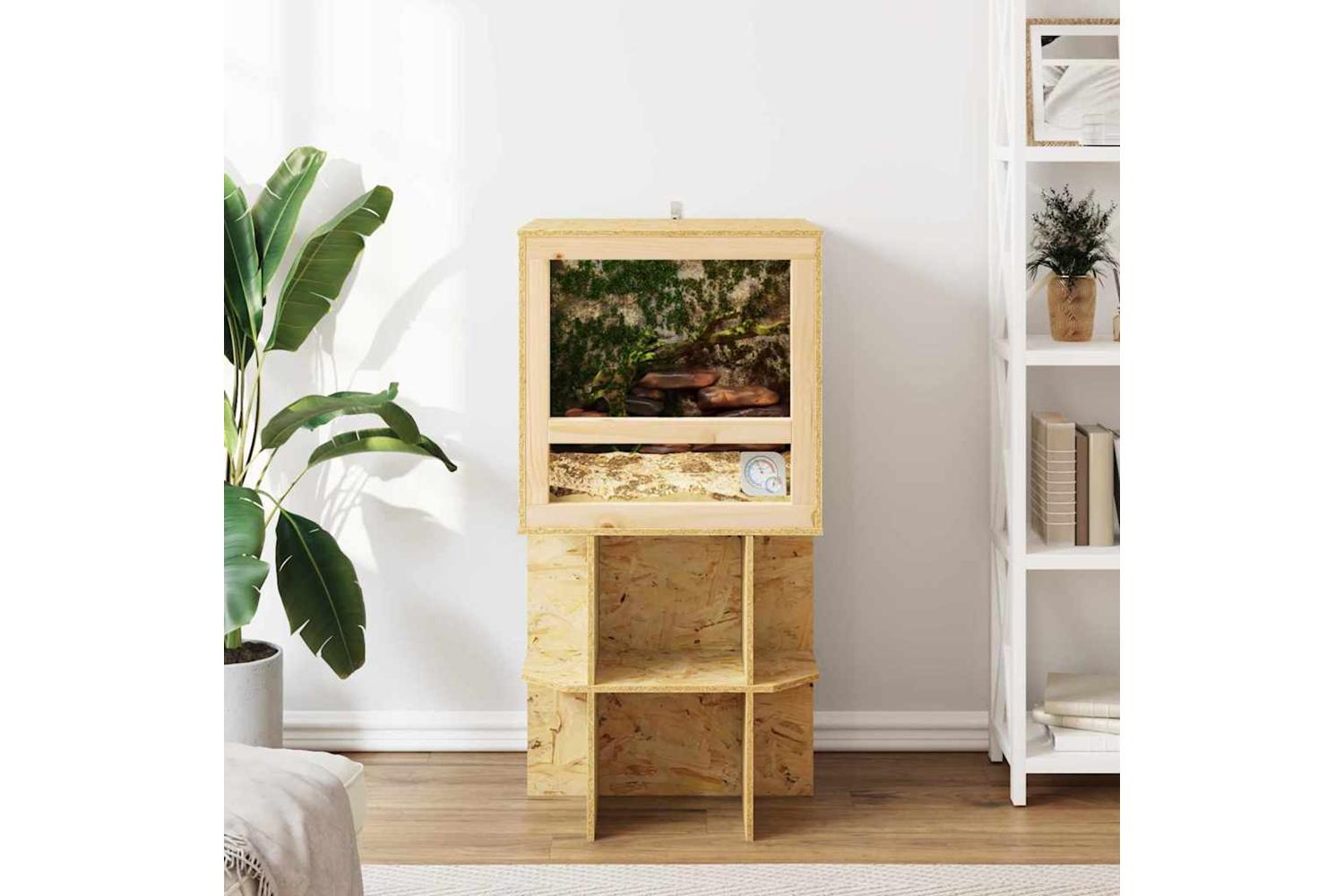 Vidaxl Terrarium Brown 50 X 50 X 50 Cm Osb-4