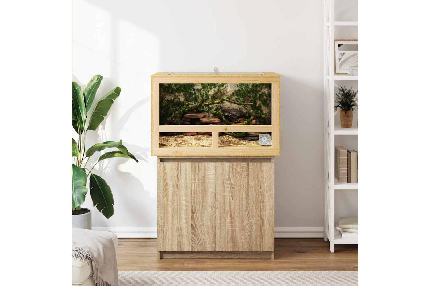 Vidaxl Terrarium Brown 50 X 80 X 50 Cm Osb-4