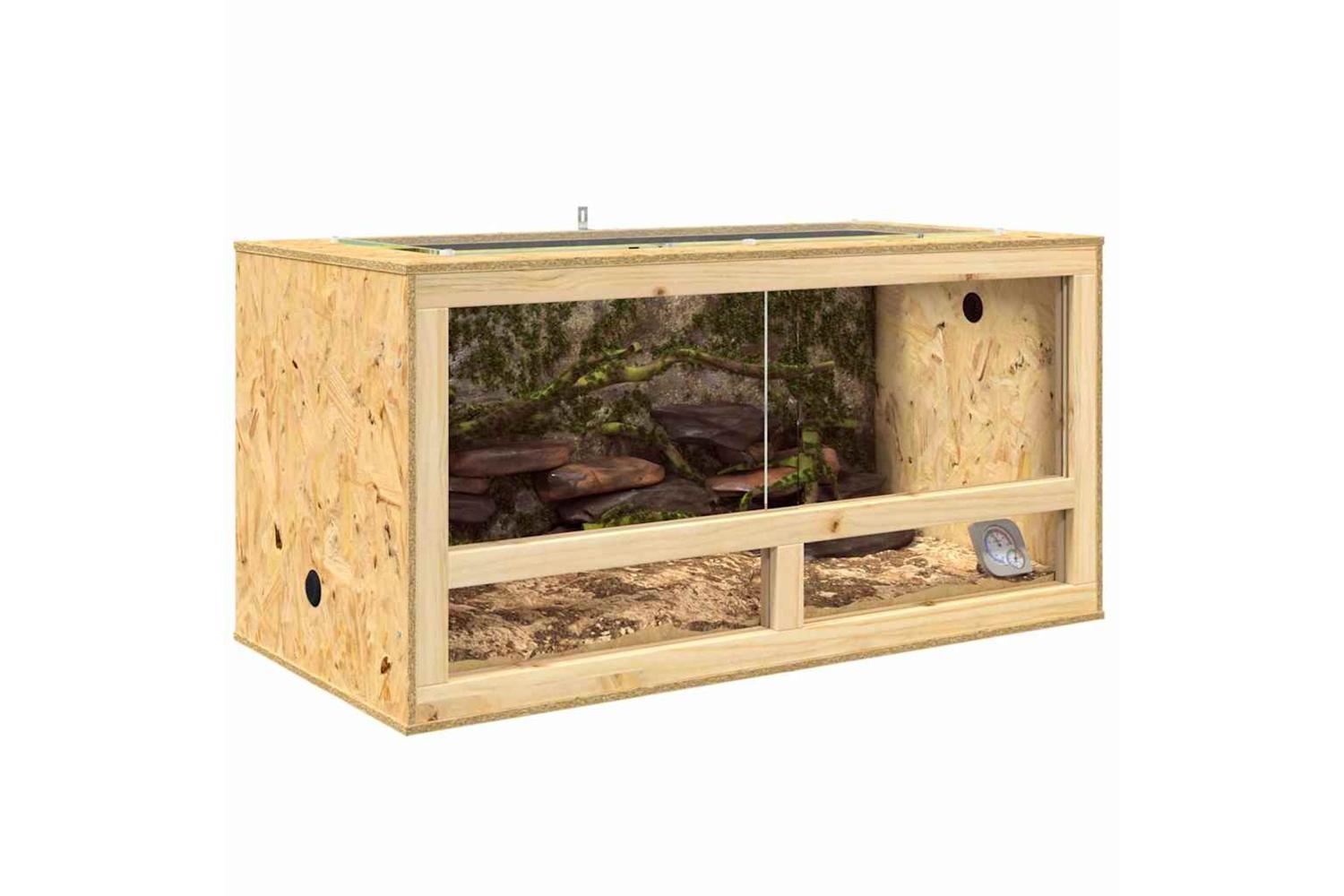 Vidaxl Terrarium Brown 50 X 100 X 50 Cm Osb-3