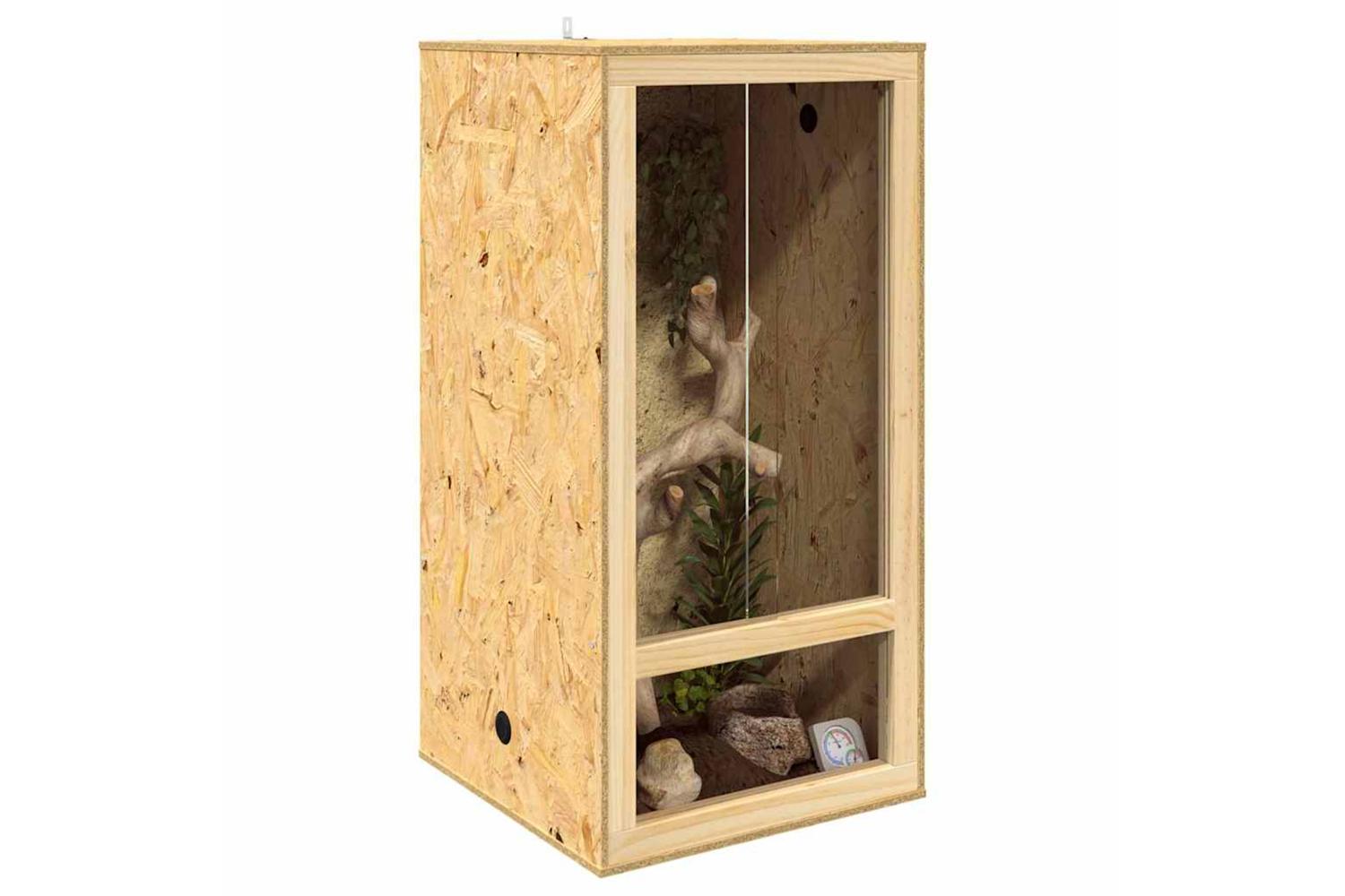 Vidaxl Terrarium Brown 50 X 50 X 100 Cm Osb-3