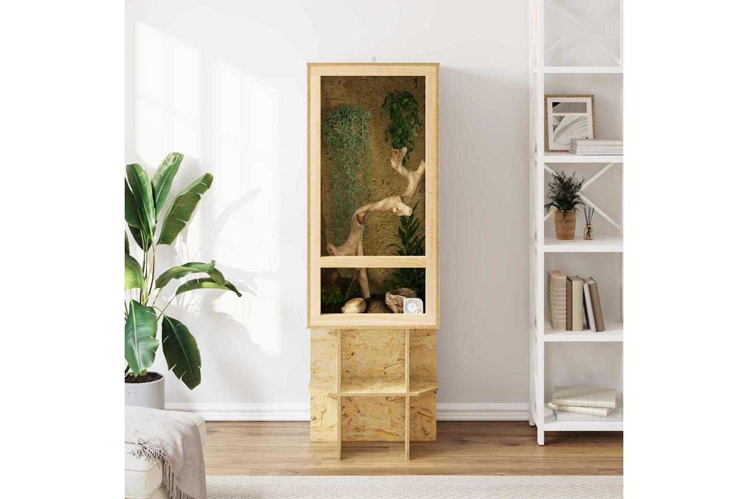 Vidaxl Terrarium Brown 50 X 50 X 100 Cm Osb-4