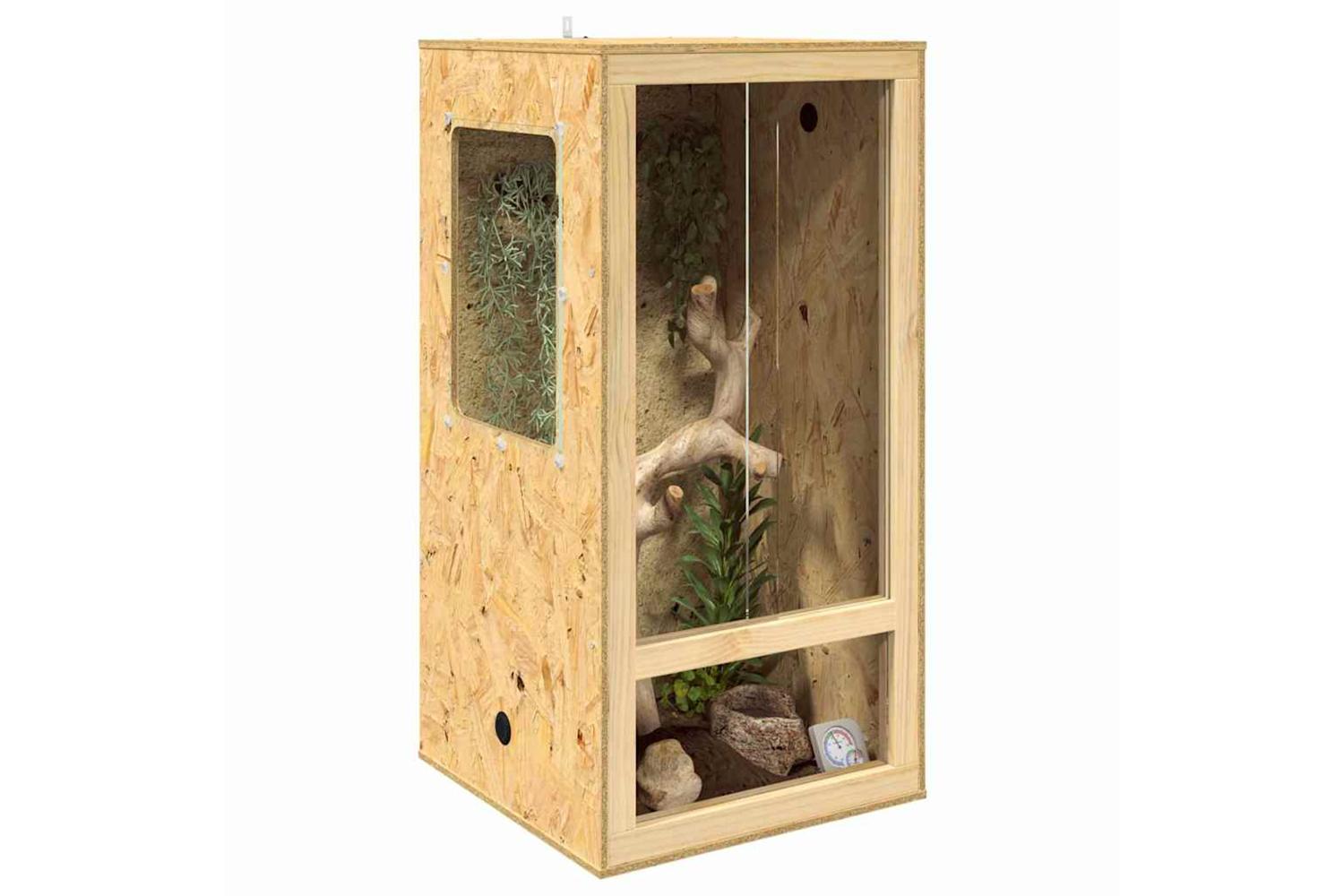 Vidaxl Terrarium Brown 50 X 50 X 100 Cm Osb-3
