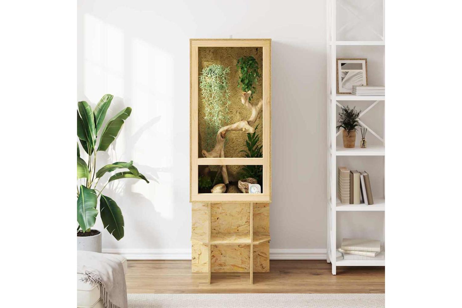 Vidaxl Terrarium Brown 50 X 50 X 100 Cm Osb-4