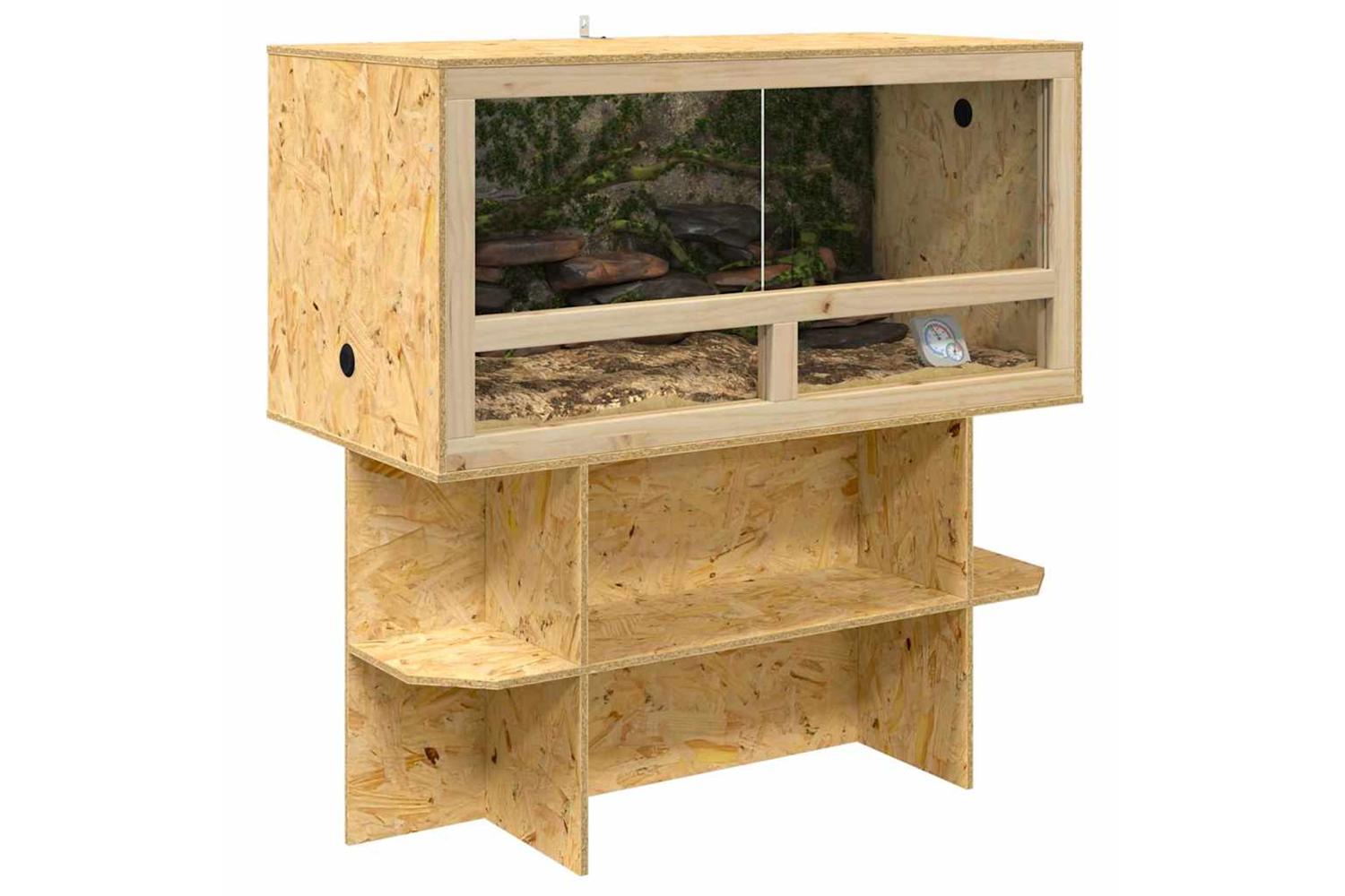 Vidaxl Terrarium Base Brown 100 X 50 X 50 Cm Osb-3