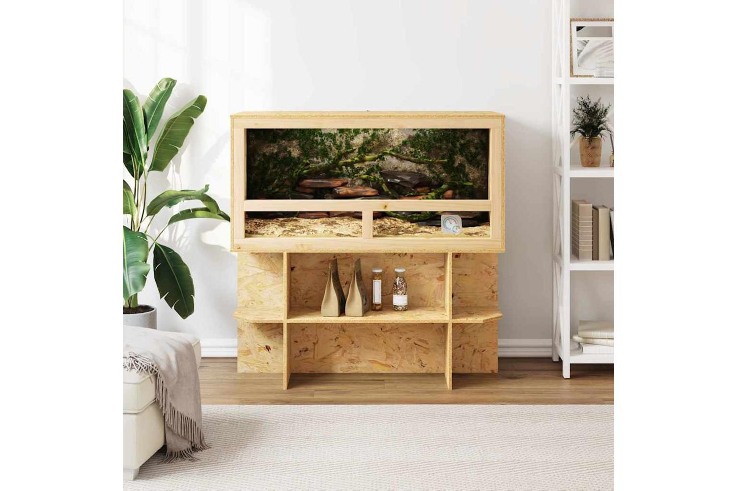 Vidaxl Terrarium Base Brown 100 X 50 X 50 Cm Osb-4