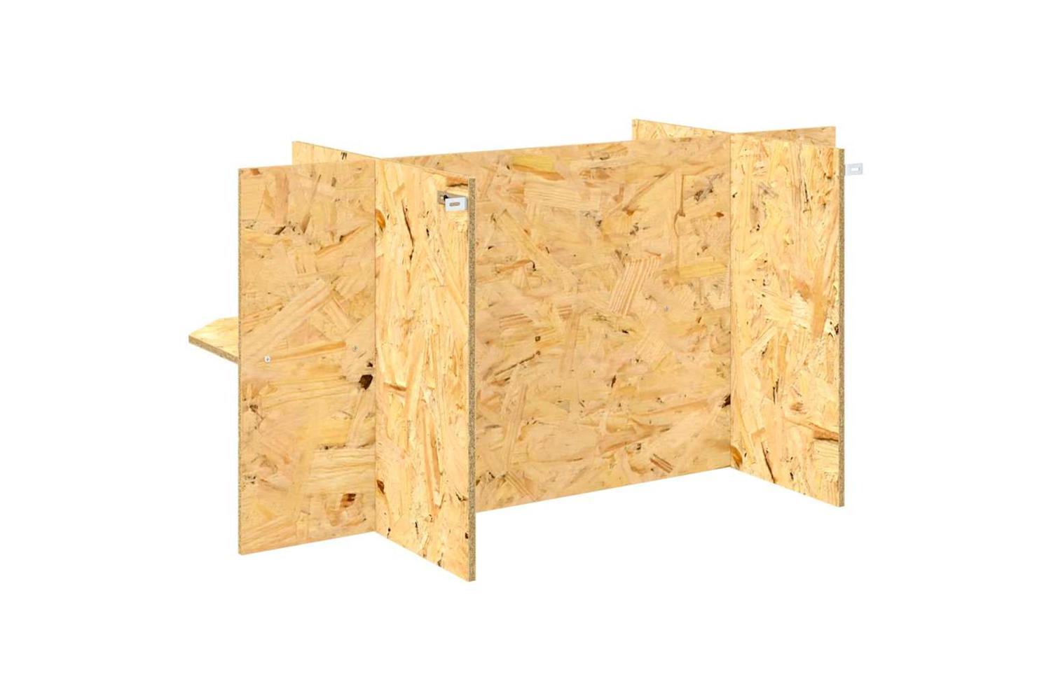 Vidaxl Terrarium Base Brown 100 X 50 X 50 Cm Osb-7