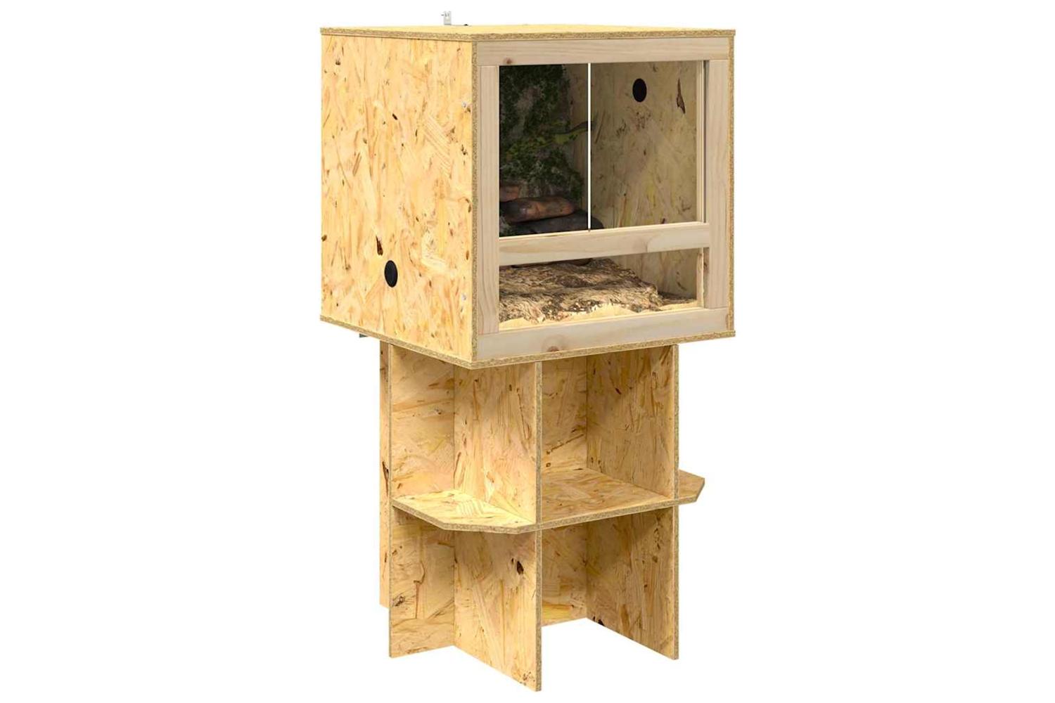 Vidaxl Terrarium Base Brown 50 X 50 X 50 Cm Osb-3