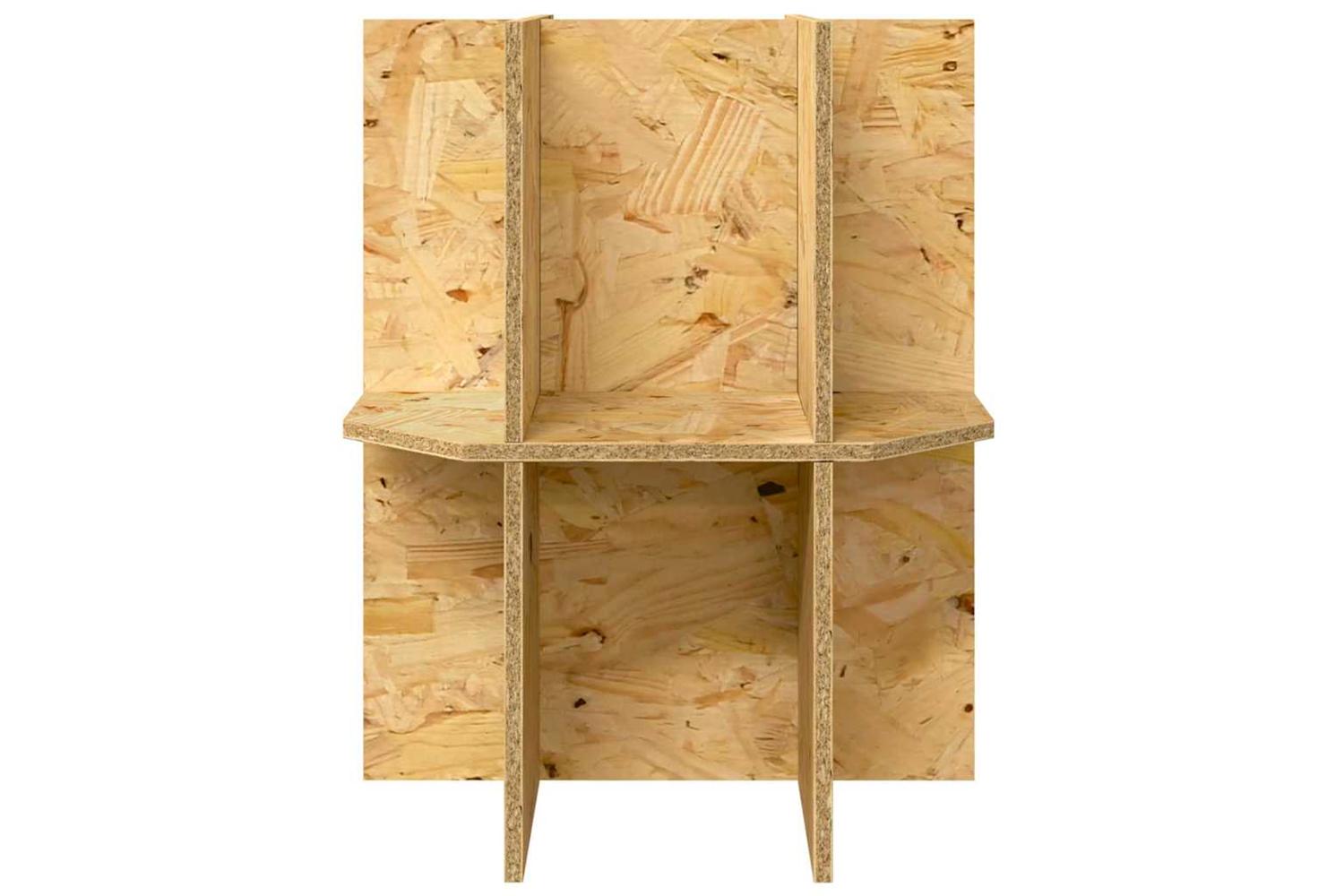 Vidaxl Terrarium Base With Shelf Brown 40 X 40 X 50 Cm Osb-5