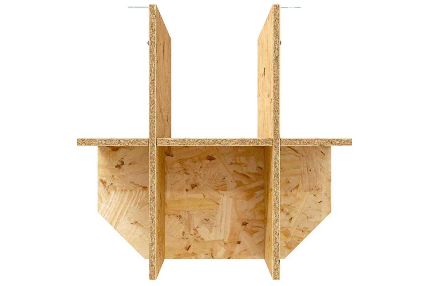 Vidaxl Terrarium Base With Shelf Brown 40 X 40 X 50 Cm Osb-8