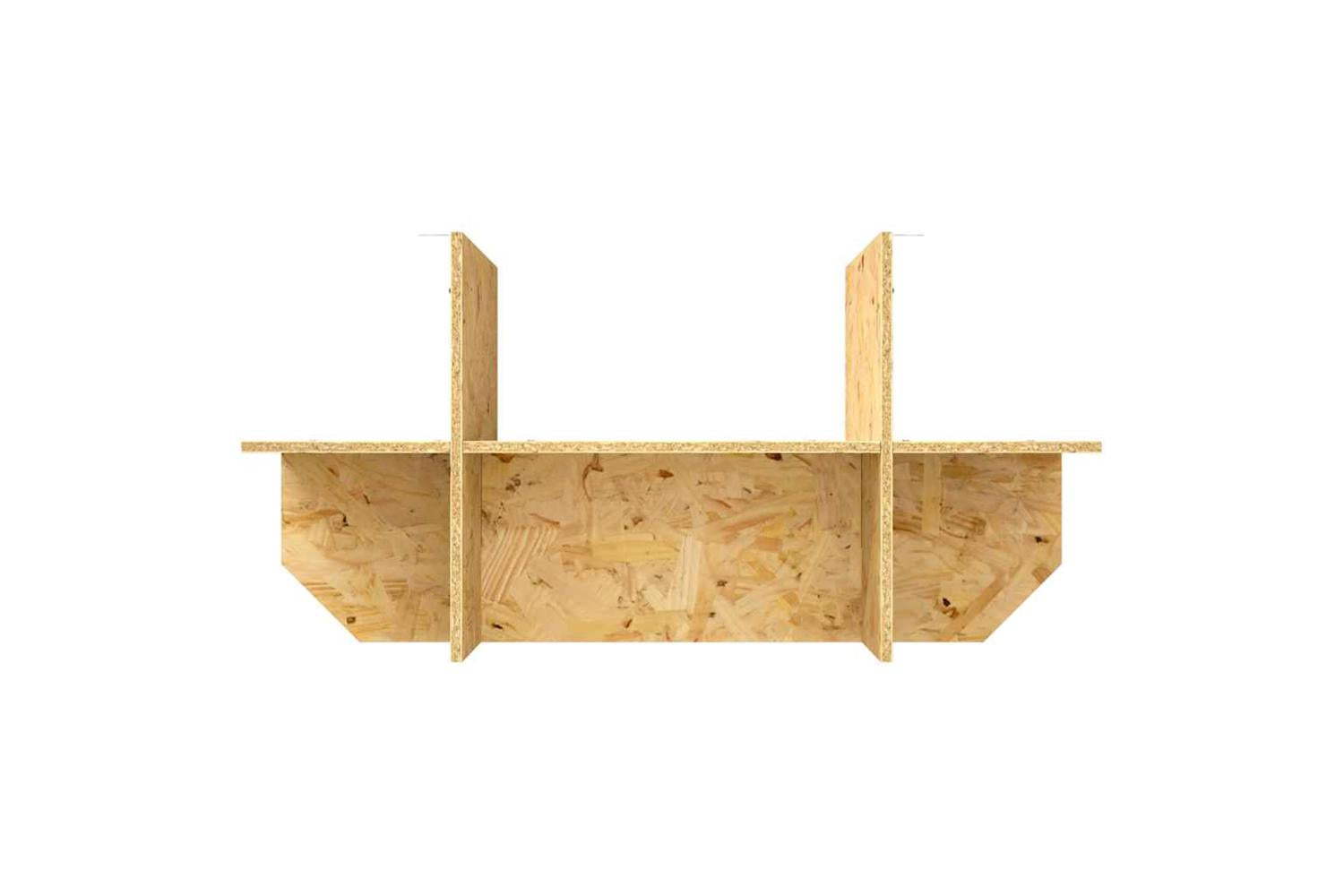 Vidaxl Terrarium Base With Shelf Brown 80 X 40 X 50 Cm Osb-8