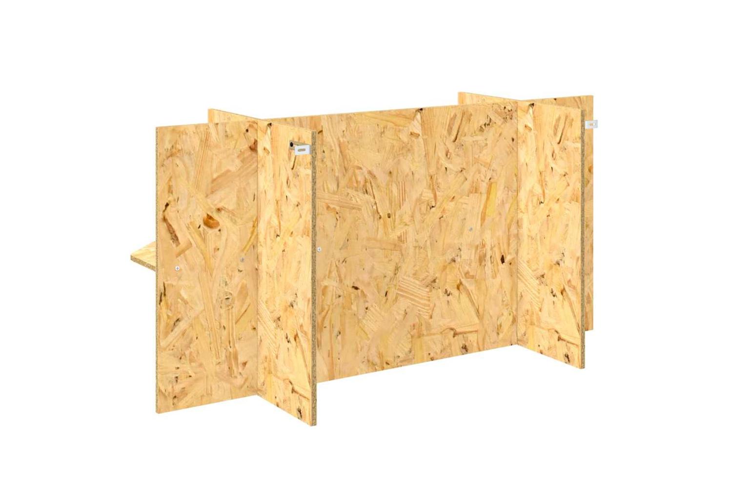 Vidaxl Terrarium Base With Shelf Brown 100 X 40 X 50 Cm Osb-7