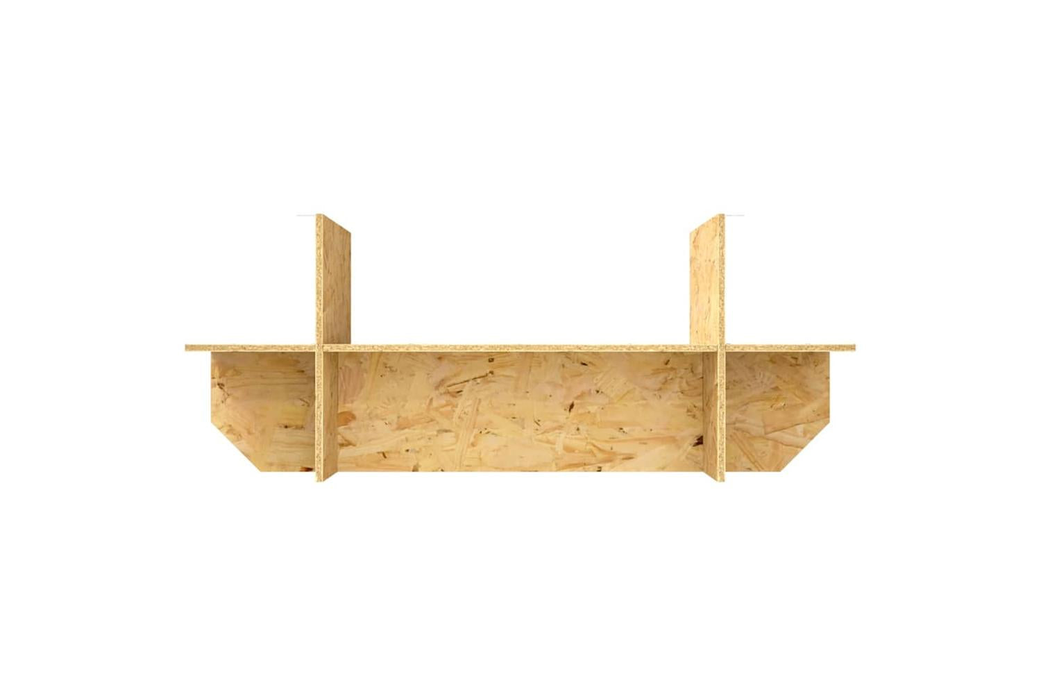 Vidaxl Terrarium Base With Shelf Brown 100 X 40 X 50 Cm Osb-8