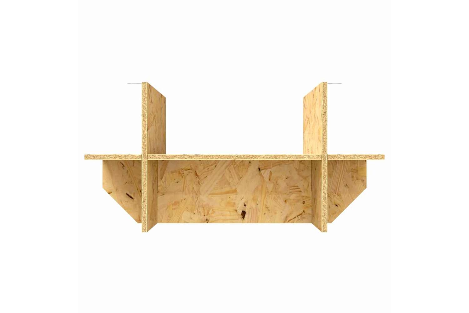 Vidaxl Terrarium Base With Shelf Brown 60 X 30 X 50 Cm Osb-8