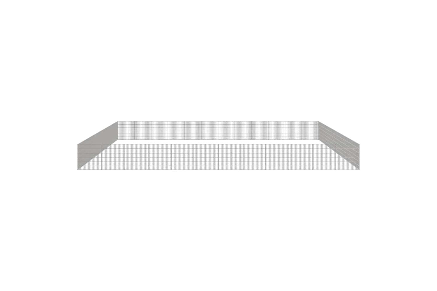 Vidaxl Free Range Animal Enclosure 48-panel 54x60 Cm Galvanised Iron-4