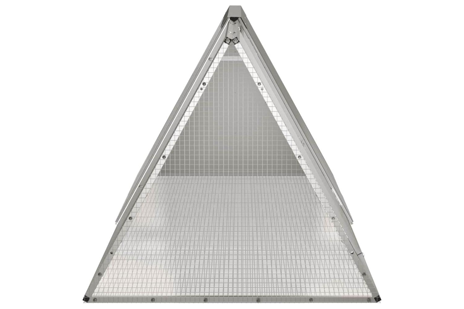 Vidaxl Rabbit Cage Grey 2015x805x71 Cm Galvanised Steel-4