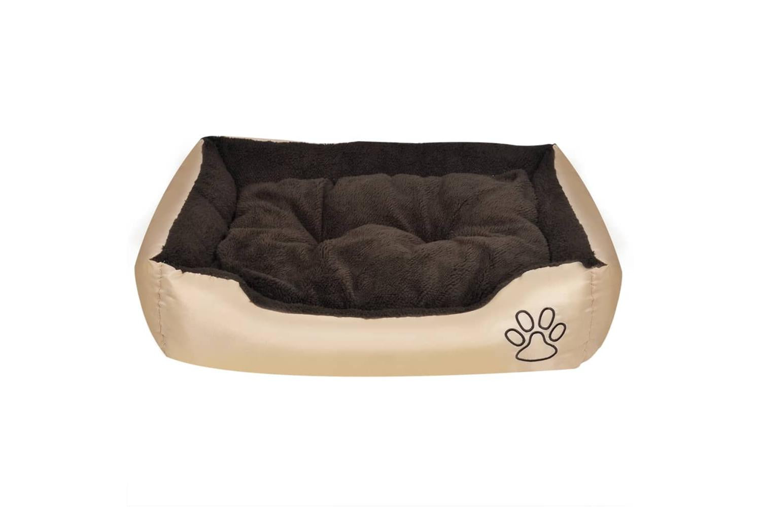 Vidaxl Dog Bed Beige And Brown Xxl-3