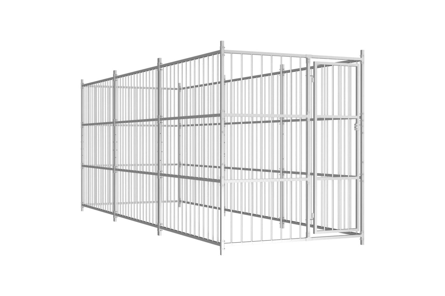 Vidaxl Outdoor Dog Kennel 450x150x185 Cm